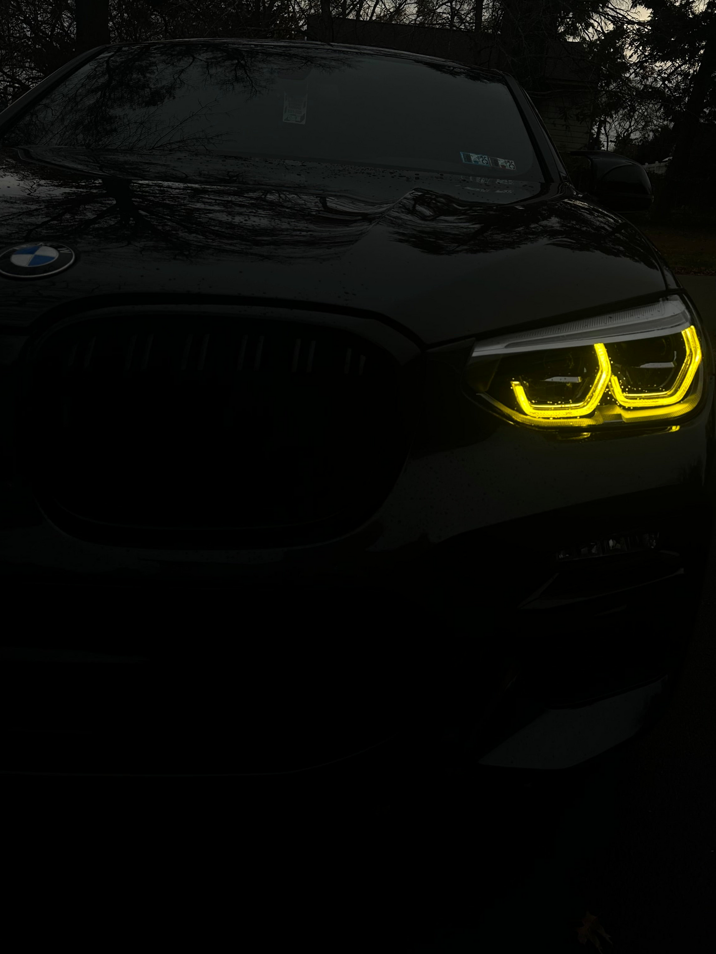 CSL-Style Yellow DRL LED Modules (2PCS) for BMW X3 G01 / X4 G02 / X3M F97 / X4M F98 (2018–2021)