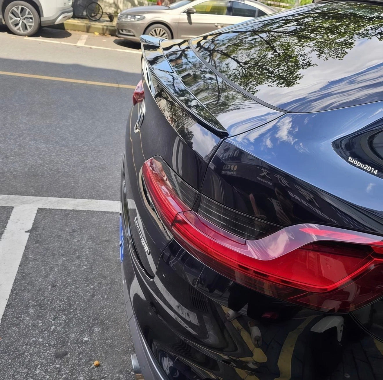 BMW X4 G02 X4 M REAR SPOILER Trunk Wing M STYLE GLOSSY BLACK 2018-2024 !!