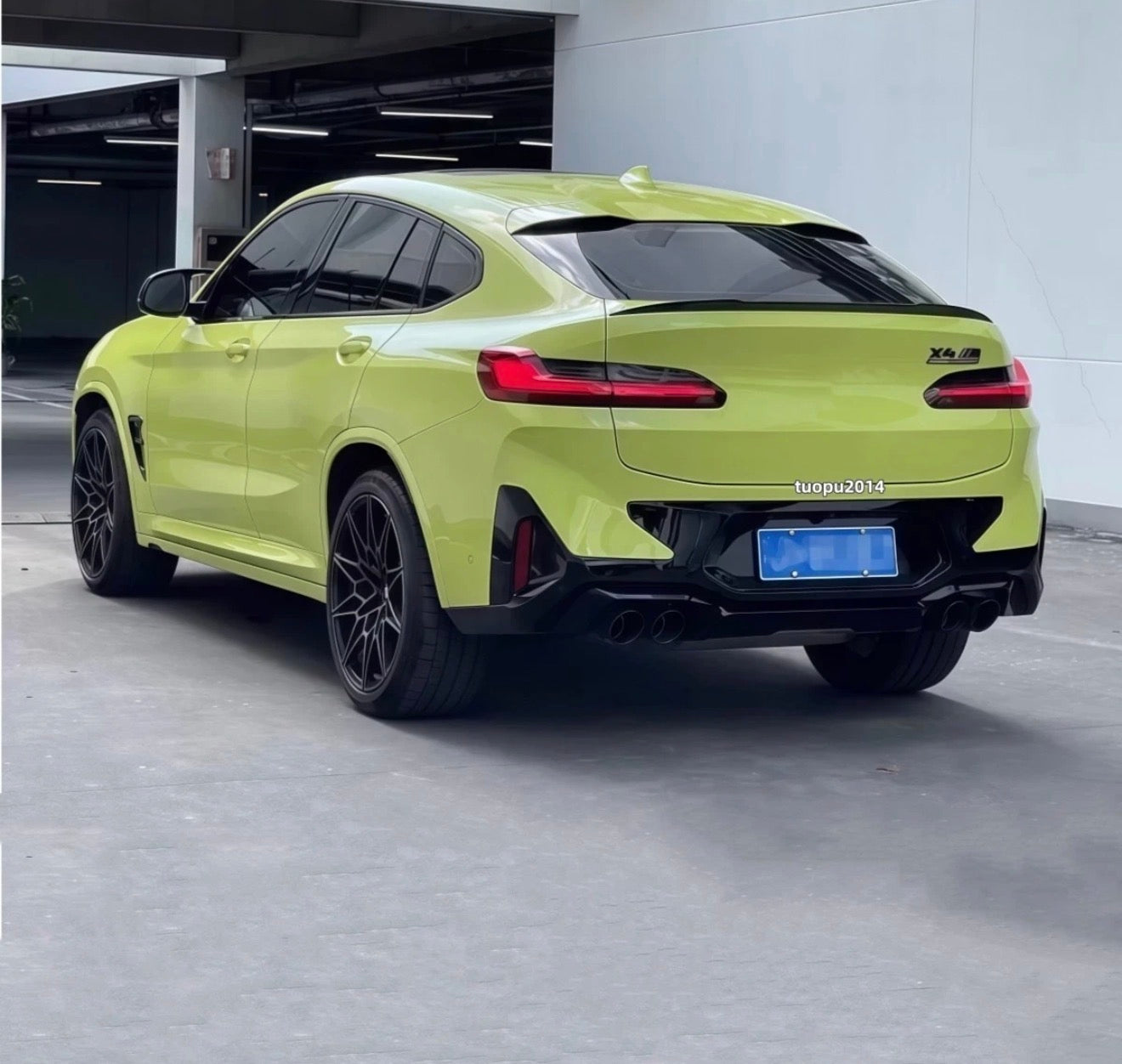 BMW X4 G02 X4 M REAR SPOILER Trunk Wing M STYLE GLOSSY BLACK 2018-2024 !!