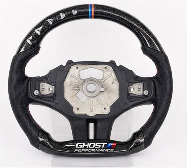 Carbon Fiber Steering Wheel For BMW X3 X4 X5 X6 X7 X3M X5M M5 M8 with Heated !!