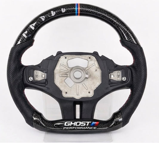 Carbon Fiber Steering Wheel For BMW X3 X4 X5 X6 X7 X3M X5M M5 M8 with Heated !!