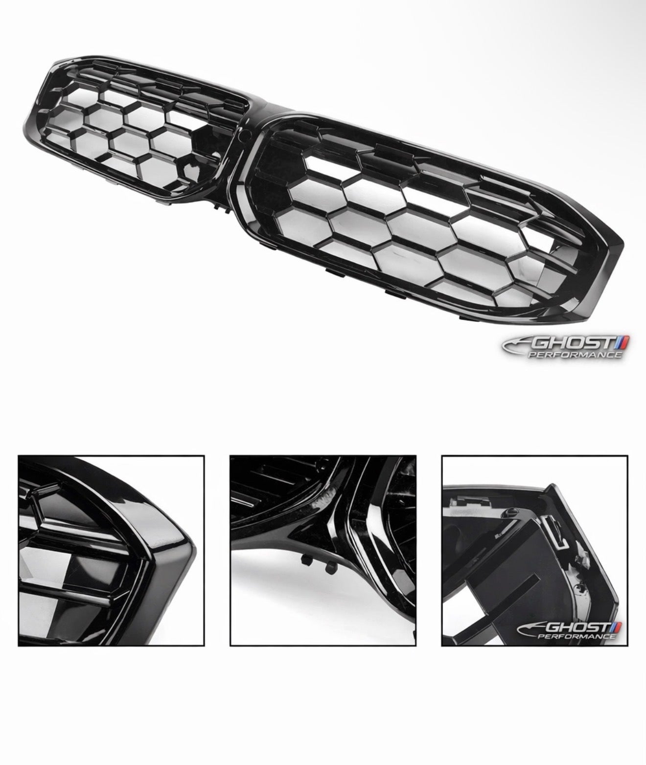 Gloss Black Front Kidney Grill Grille Fits  BMW G20 330i M340i 2023-2024!!