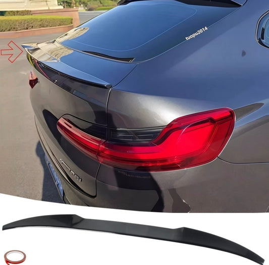 BMW X4 G02 X4 M REAR SPOILER Trunk Wing M STYLE GLOSSY BLACK 2018-2024 !!
